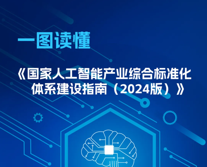 一图读懂《国家人工智能产业综合标准化体系建设指南（2024版）》